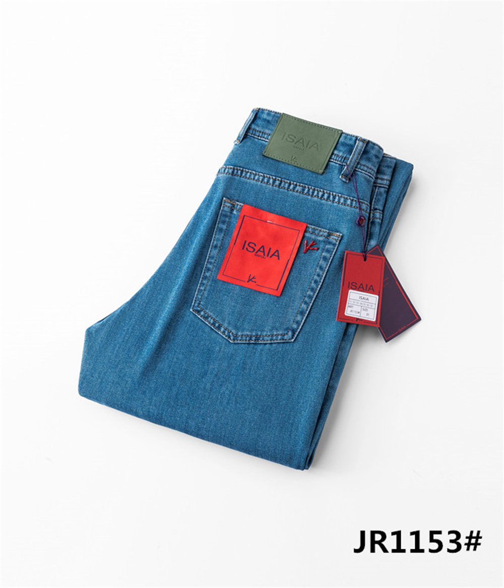 Embroidery On Jeans - OECHSLI jean coton mince hommes 2026