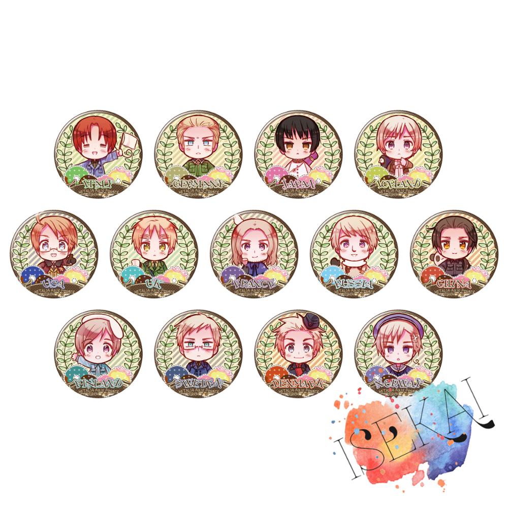 Embroidery Australia - 50mm axe puissance HETALIA monde Anime