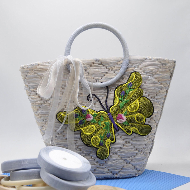 Embroidery Sheet - Sac seau de broderie, tricot auxiliaire,