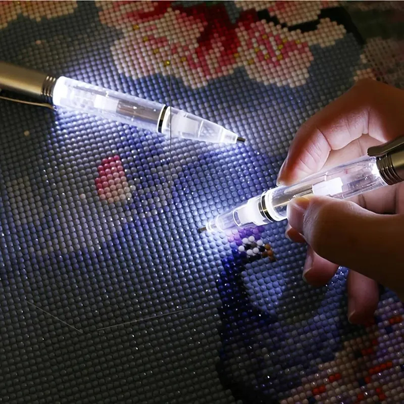 Embroidery Handicraft - Stylo de peinture diamant à LED