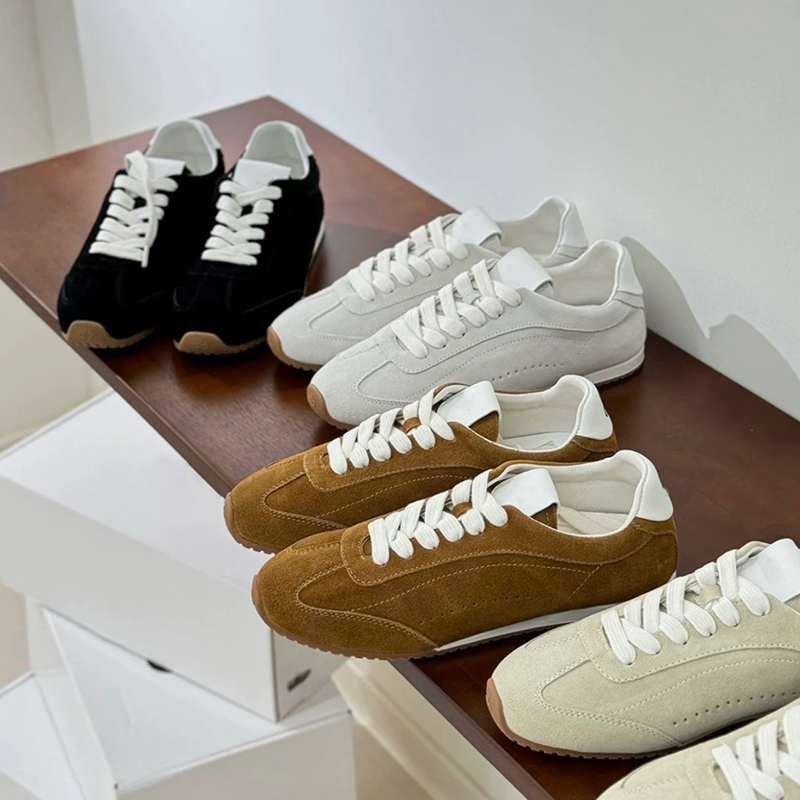 Embroidery White - Chaussures décontractées unisexes pour femmes, baskets