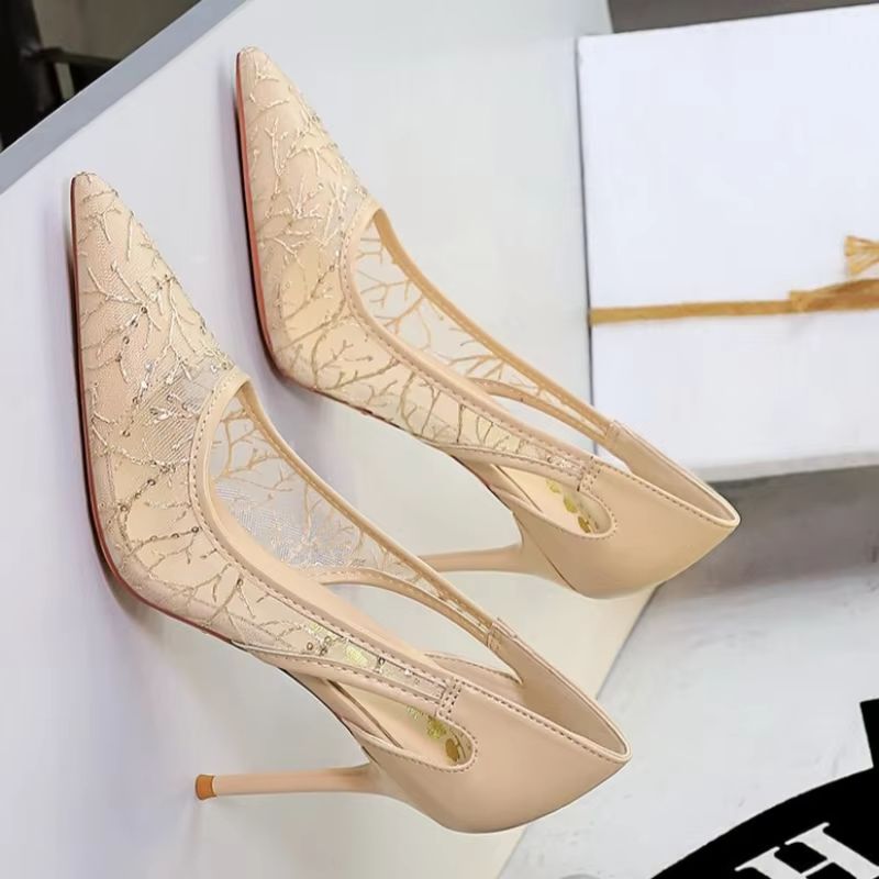 Embroidery Wedding - BIGTREE Nouveau design Escarpins pour femme