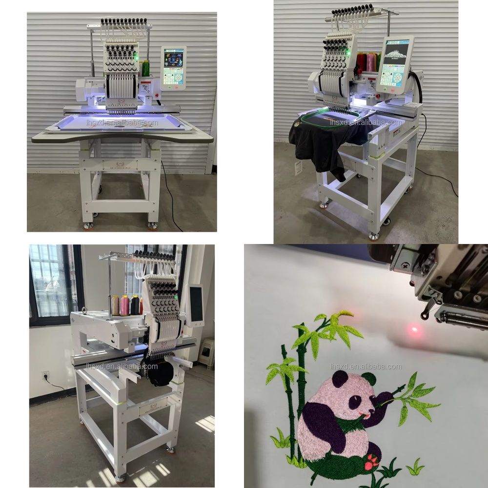 Embroidery Machine - Machine à broder informatisée à tête