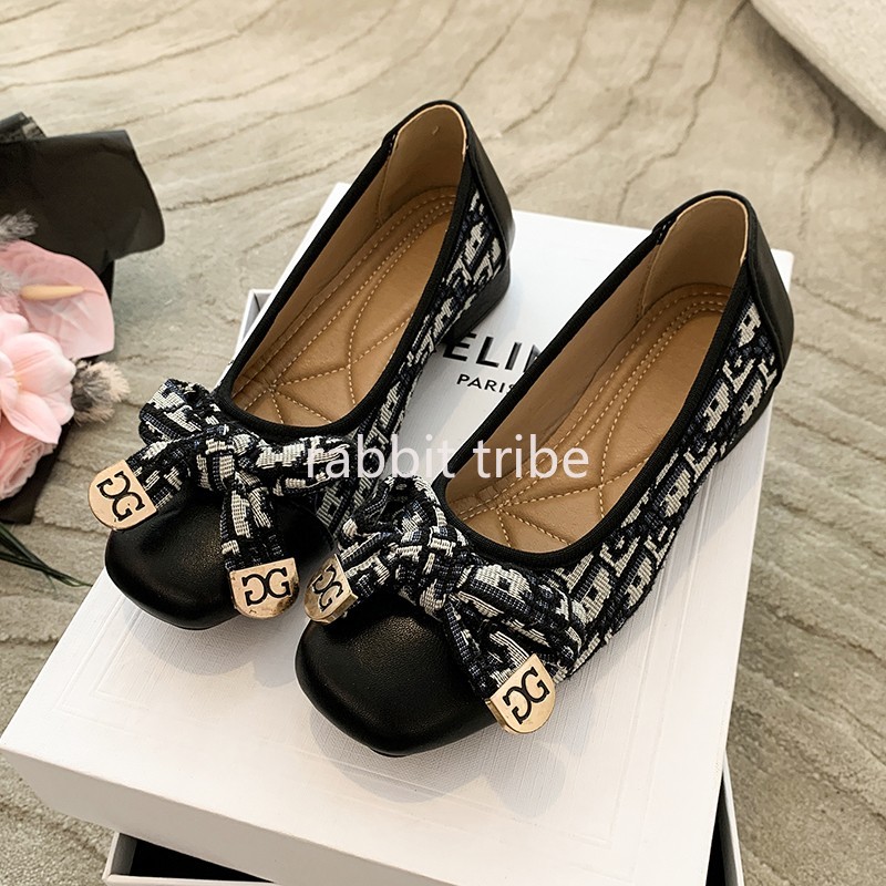 Embroidery Style - Chaussures simples françaises confortables pour femmes,