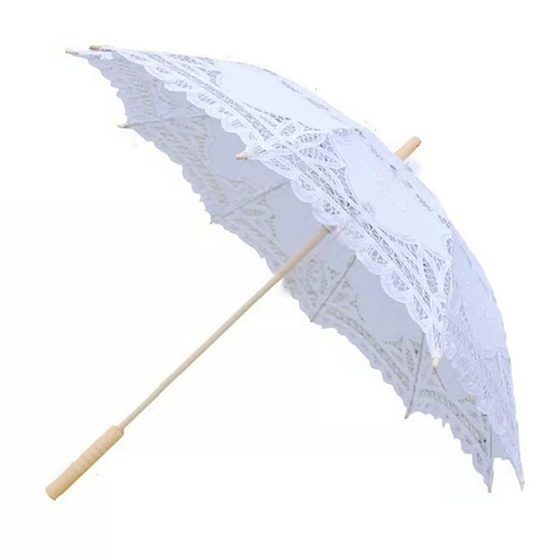 Embroidery Wedding - Nouveau parapluie en dentelle Vintage broderie