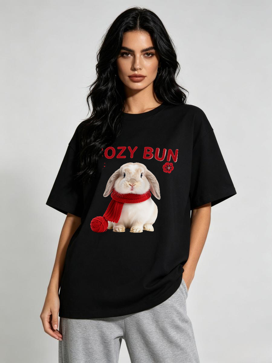 Embroidery Moisturizer - T-shirts imprimés pour femmes, respirants, résistants
