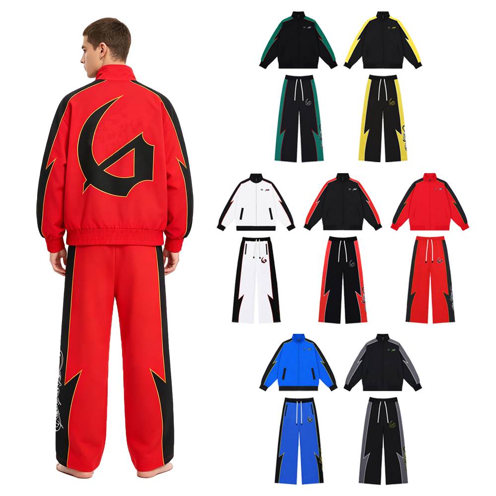 Embroidery Style - Ensembles streetwear Y2K pour hommes, ensembles