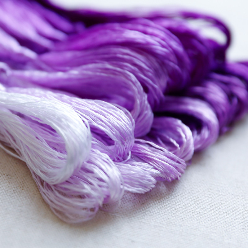 Embroidery Thread Yarn - Fil de soie pour broderie de