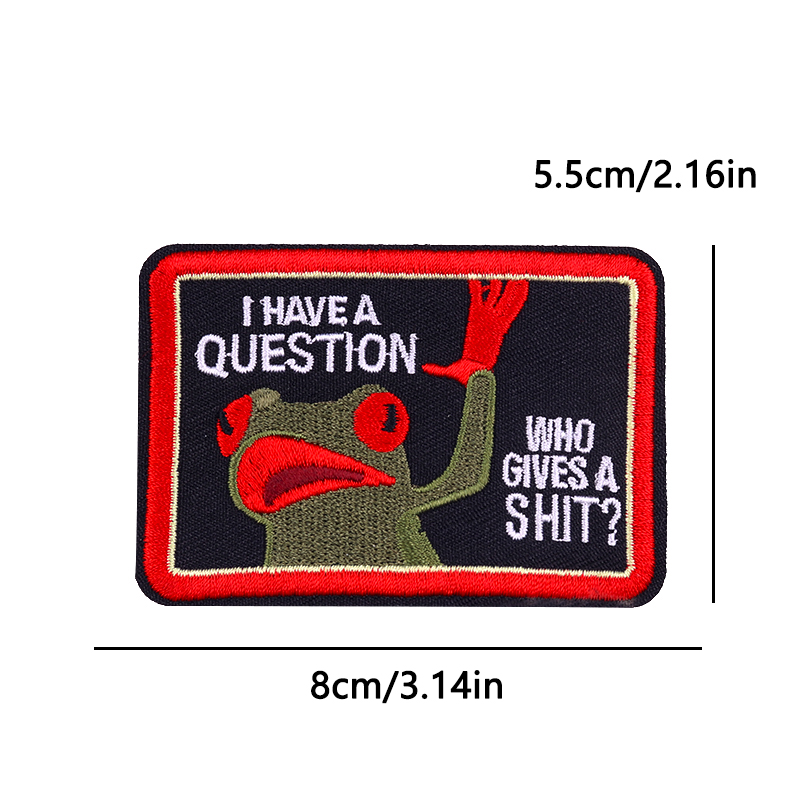 Patch de moral tactique brodé  - Embroidery Quote avis et prix
