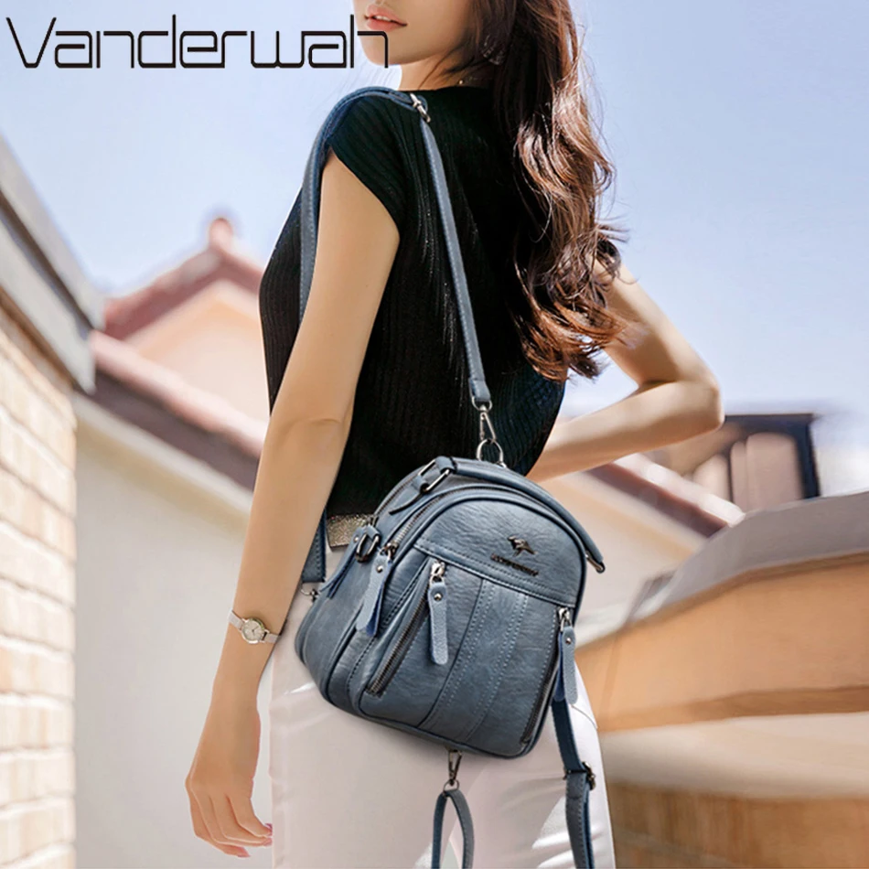 Sac à dos en cuir multifonctio - Embroidery Font avis et prix
