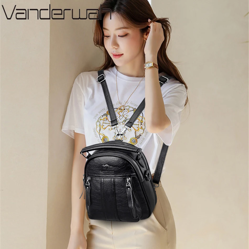 Sac à dos en cuir multifonctio - Embroidery Font avis et prix