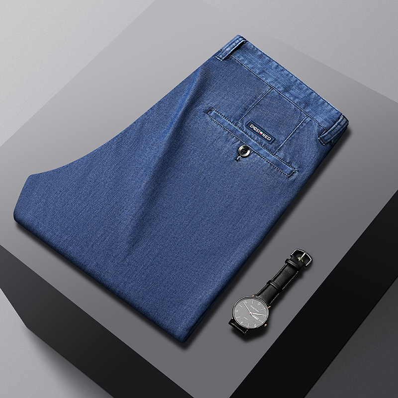 Nouveau Jean Droit Extensible  - Embroidery On Jeans avis et prix