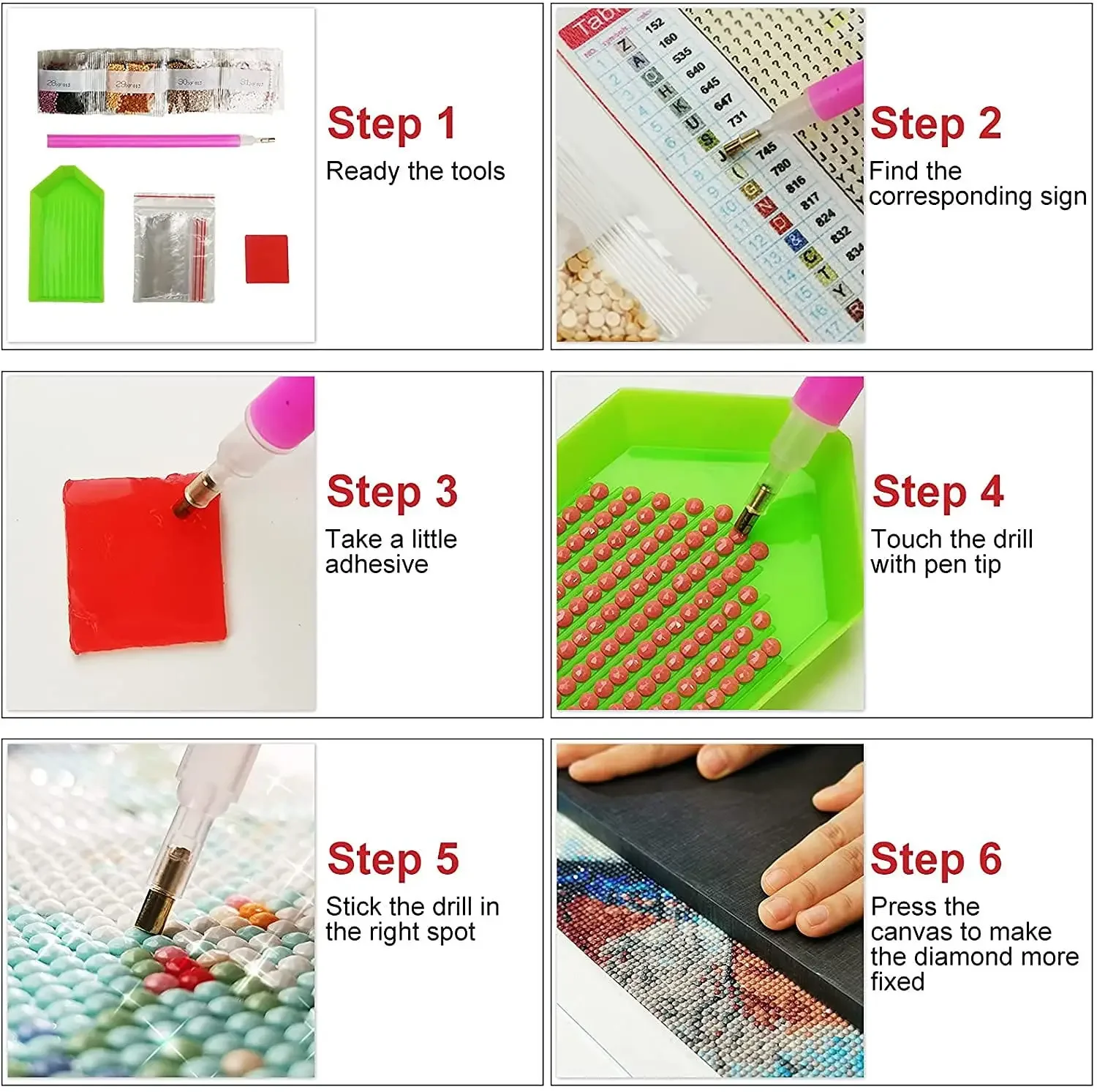 Peinture au diamant avec brode - Embroidery Quote avis et prix