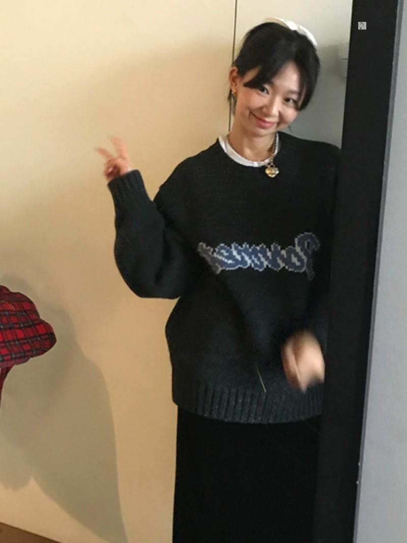 Pull en laine tricoté pour fem - Embroidery Moisturizer avis et prix