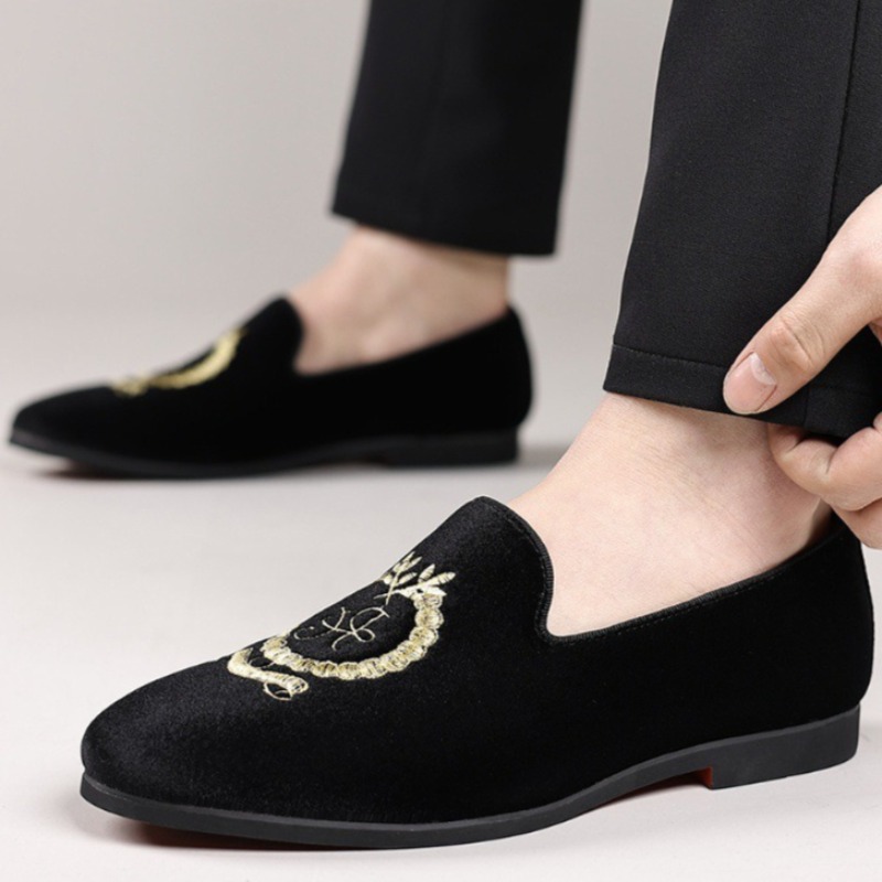 Mocassins de luxe en daim et c - Embroidery Wedding avis et prix