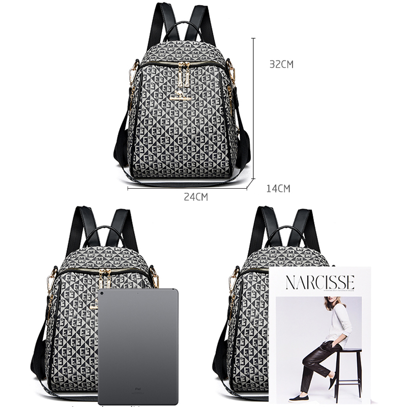 Sac à dos rétro de grande capa - Embroidery Font avis et prix