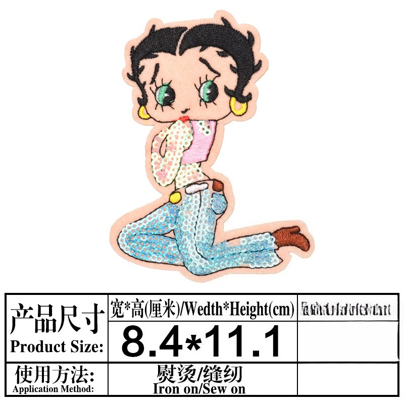 Patch Betty Boop à fort impact - Embroidery Patch avis et prix