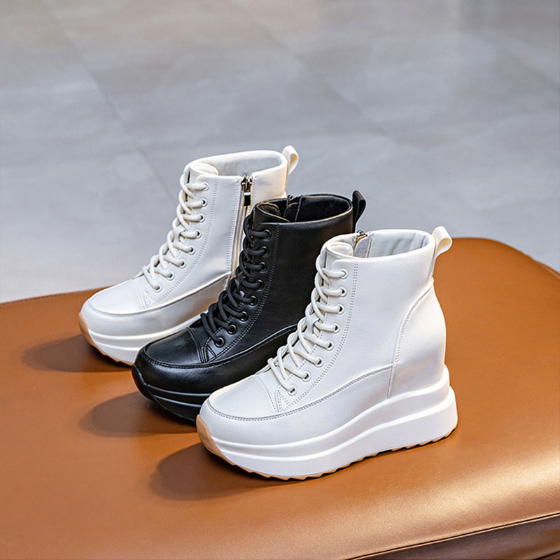 XMWRLW en cuir véritable femme - Embroidery White avis et prix