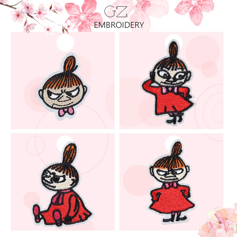 Patchs brodés Moomin mignons d - Embroidery Patch avis et prix