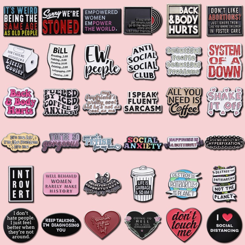Broche de Collection de séries - Embroidery Font avis et prix
