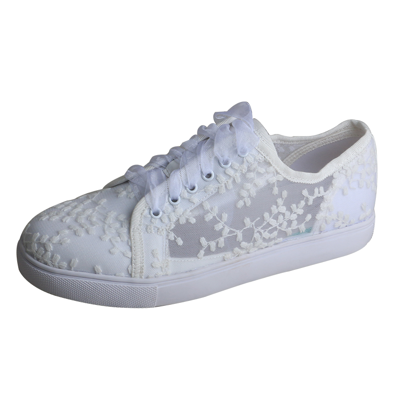 Wedopus – baskets blanches pou - Embroidery White avis et prix