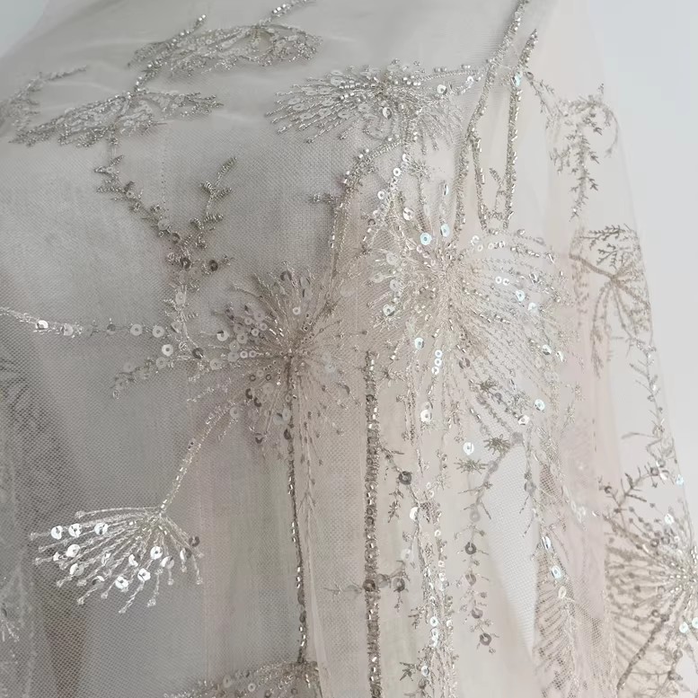 Tissu à coudre en maille douce - Embroidery Wedding avis et prix