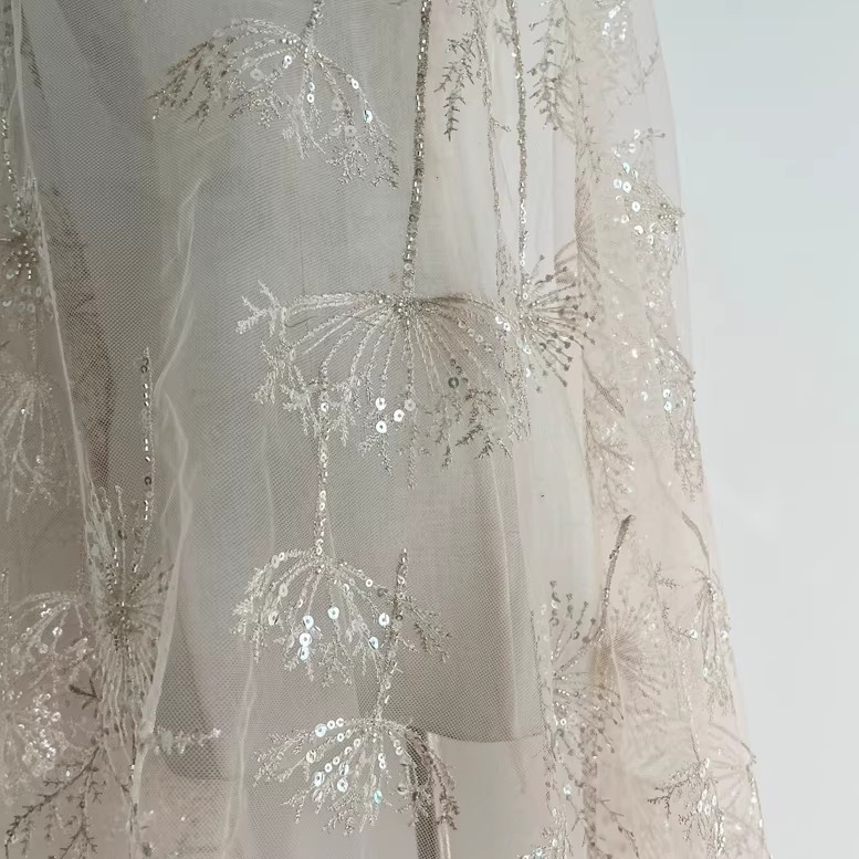 Tissu à coudre en maille douce - Embroidery Wedding avis et prix