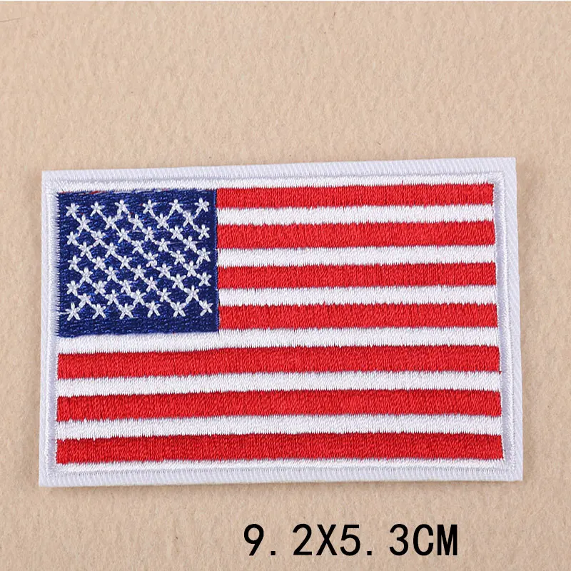 Patchs brodés drapeau américai - Embroidery Australia avis et prix