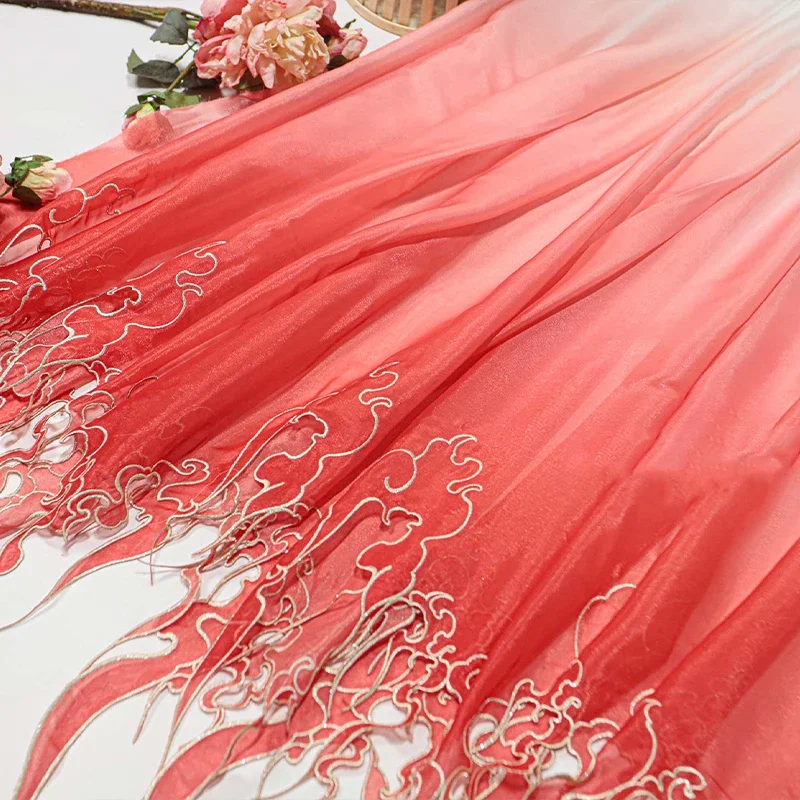 Tissu à dégradé de feuilles de - Embroidery Wedding avis et prix