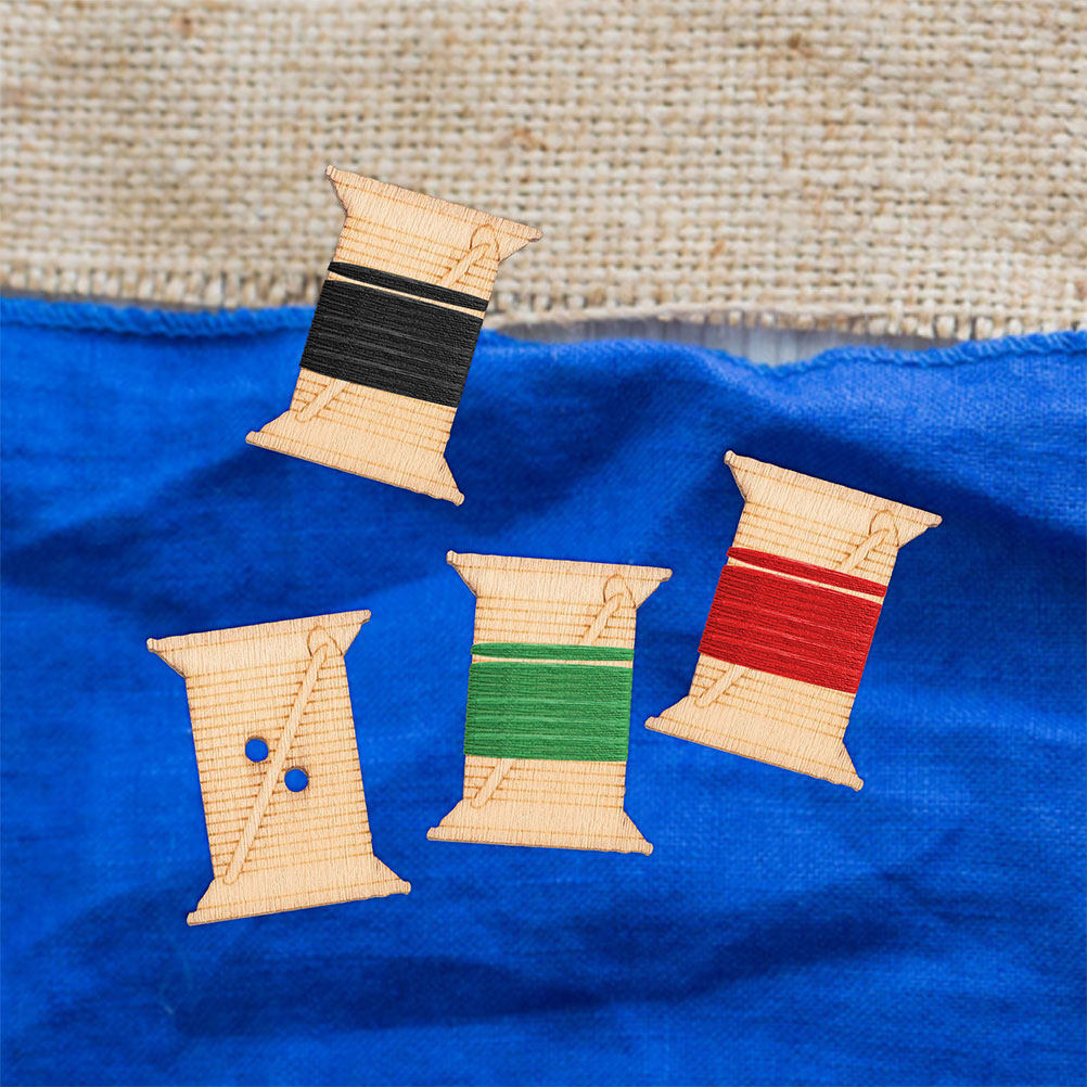 100 bobines en bois pour fil à - Embroidery Handicraft avis et prix