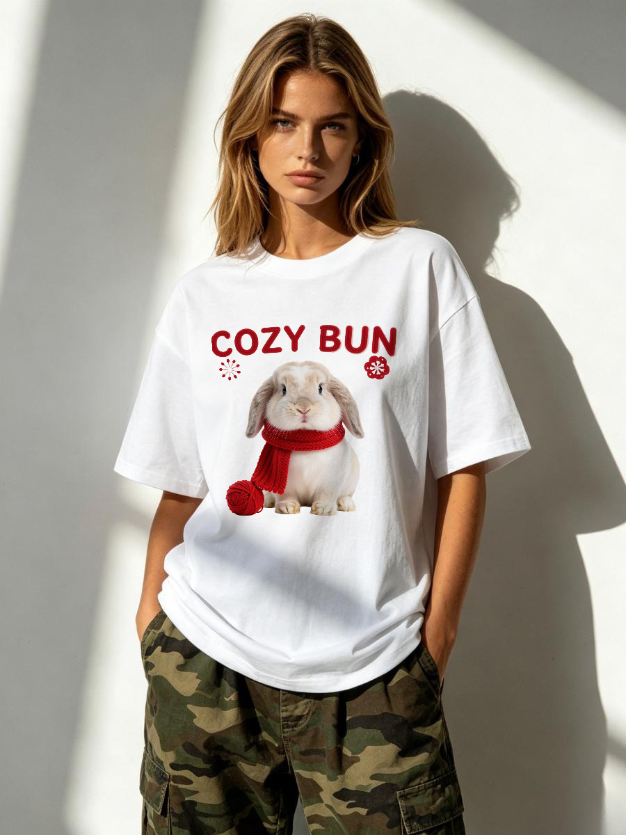 T-shirts imprimés pour femmes, - Embroidery Moisturizer avis et prix