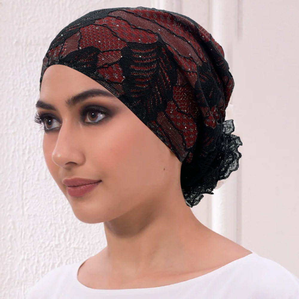 Casquette turban brodée pour f - Embroidery Hijab avis et prix