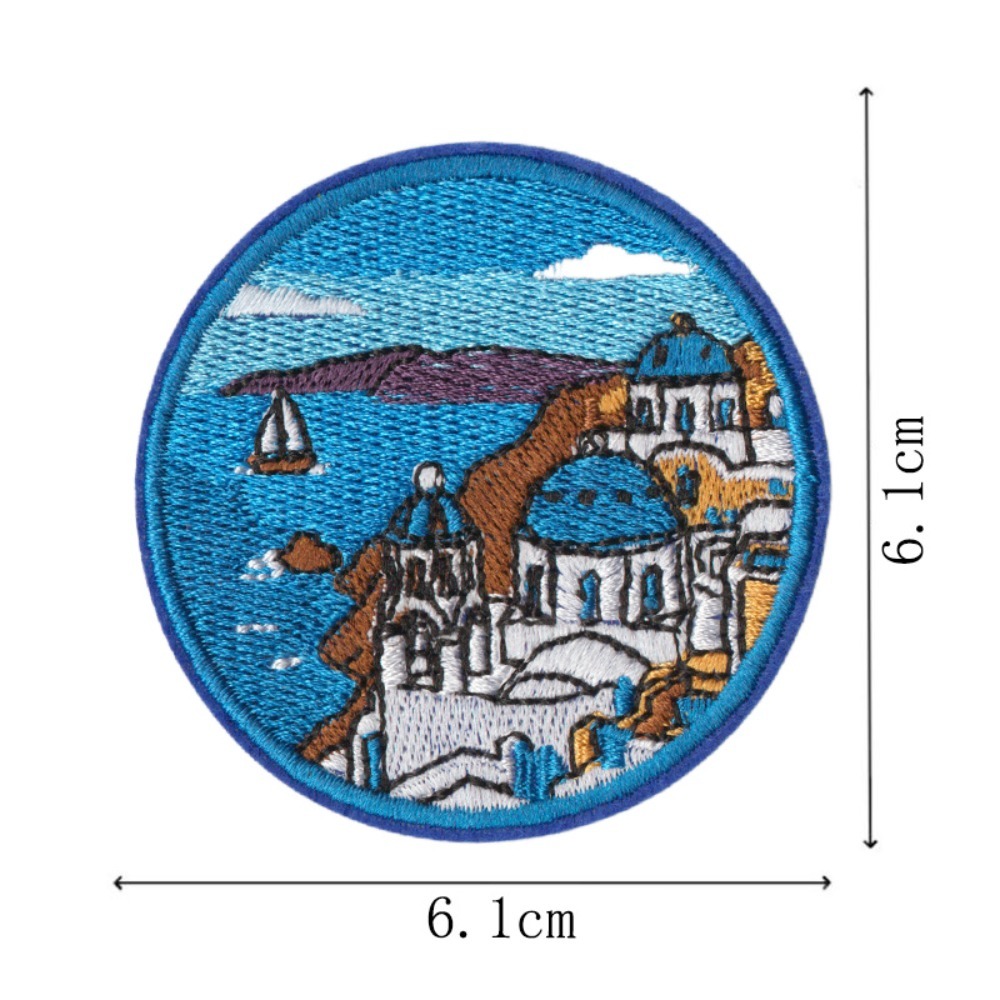 Patch brodé motif repère urbai - Embroidery Australia avis et prix