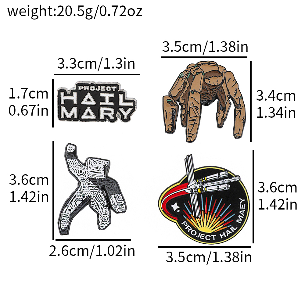 Lot de 4 badges émaillés sur l - Embroidery Outfit avis et prix