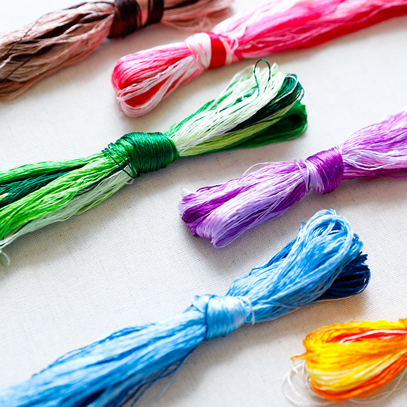Fil de soie pour broderie de S - Embroidery Thread Yarn avis et prix