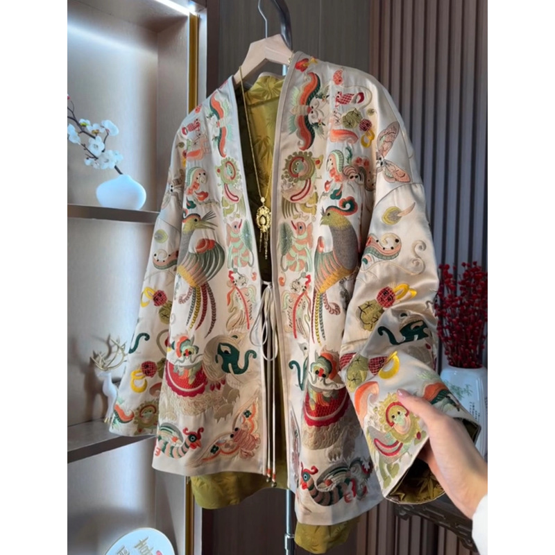 Nouvelle veste kimono de style - Embroidery Style avis et prix