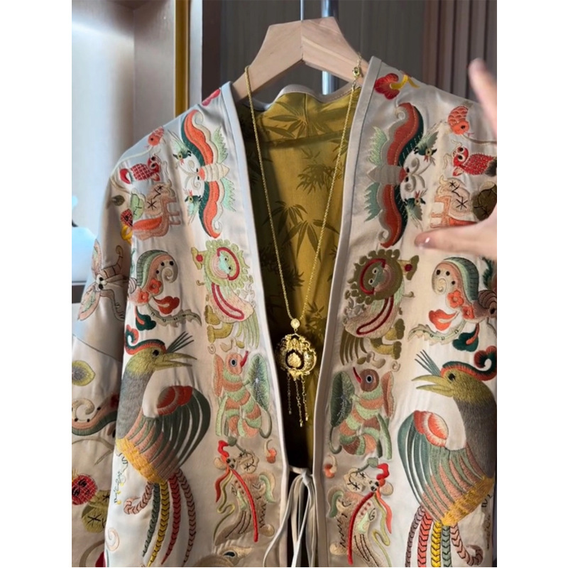 Nouvelle veste kimono de style - Embroidery Style avis et prix