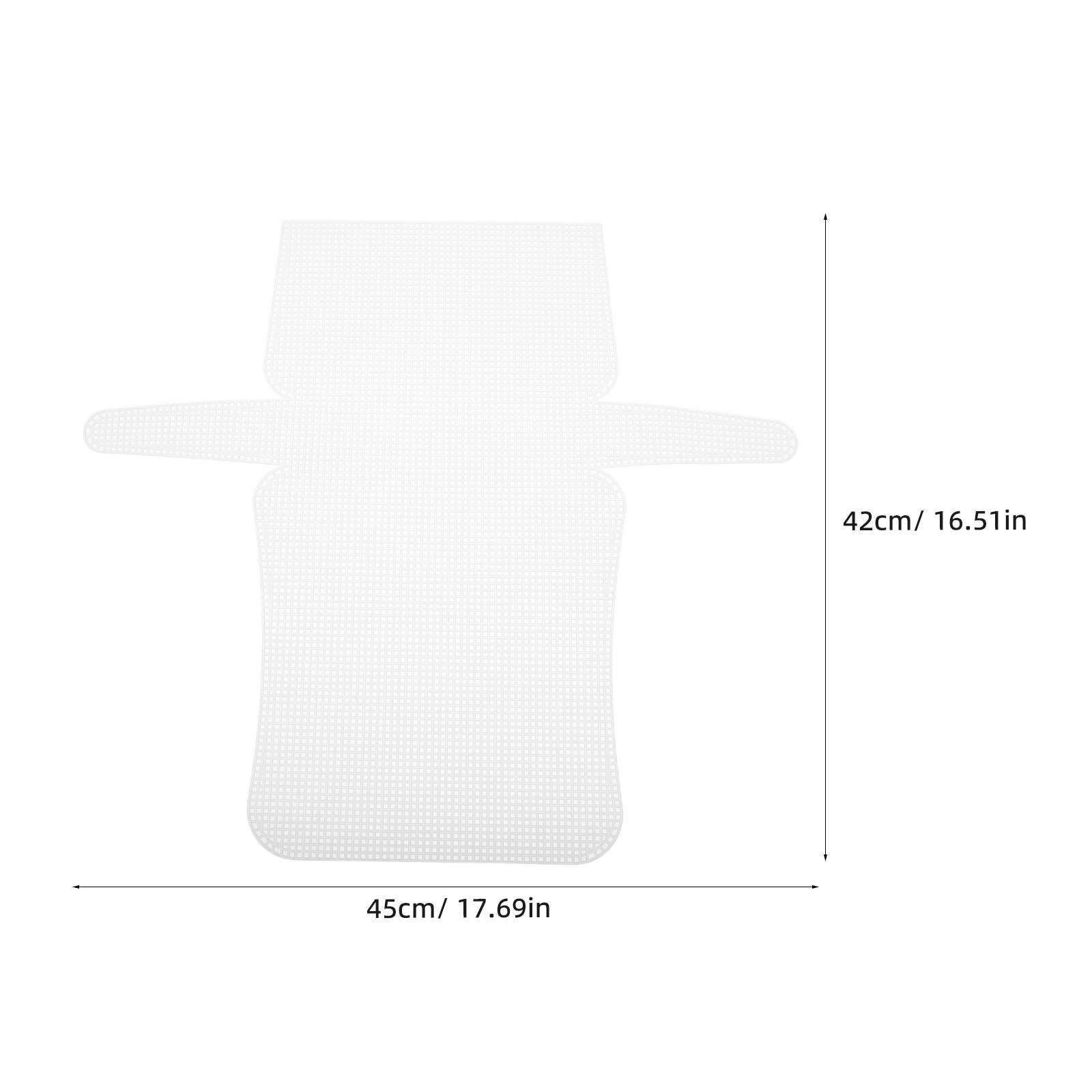 4 pièces de toiles en plastiqu - Embroidery Sheet avis et prix