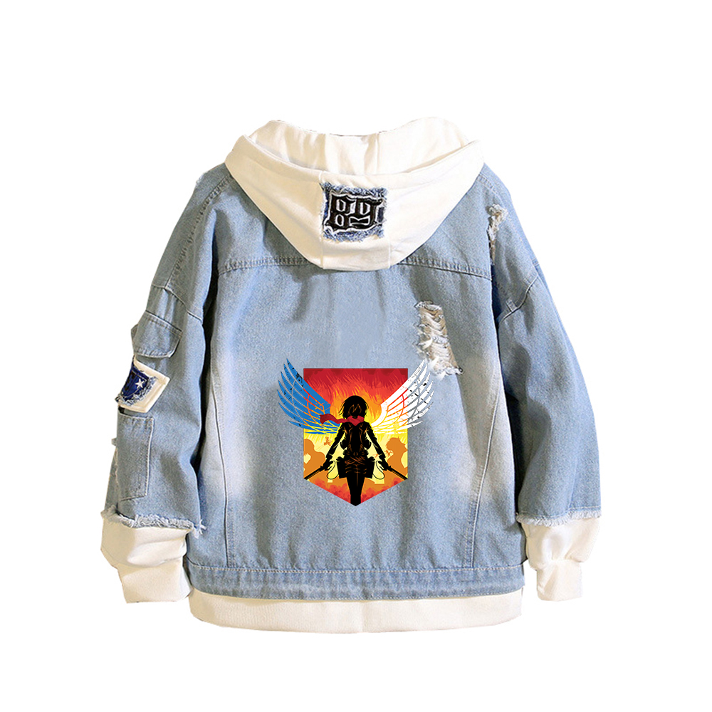 Attaque sur Titan Anime Denim  - Embroidery On Jeans avis et prix