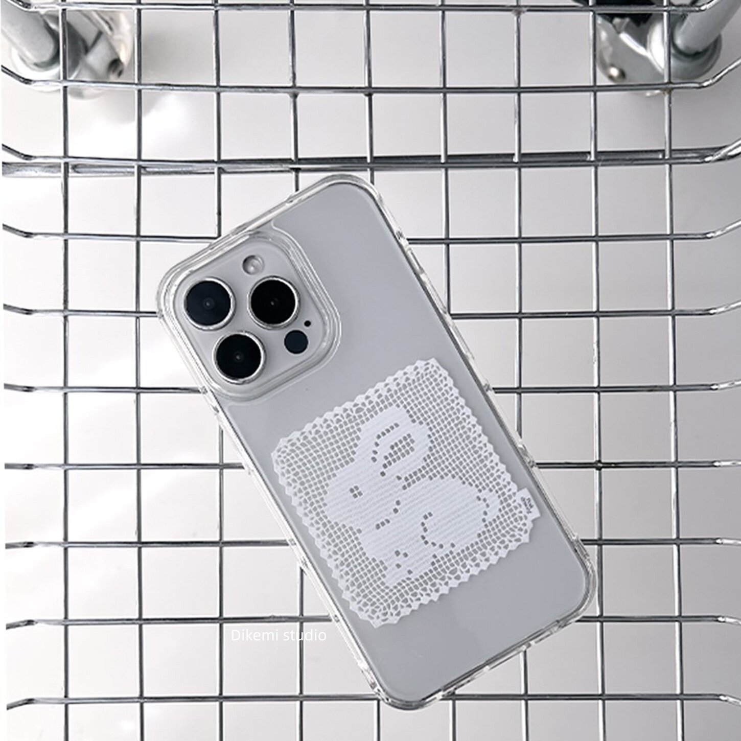 Coque de téléphone coréenne en - Embroidery White avis et prix