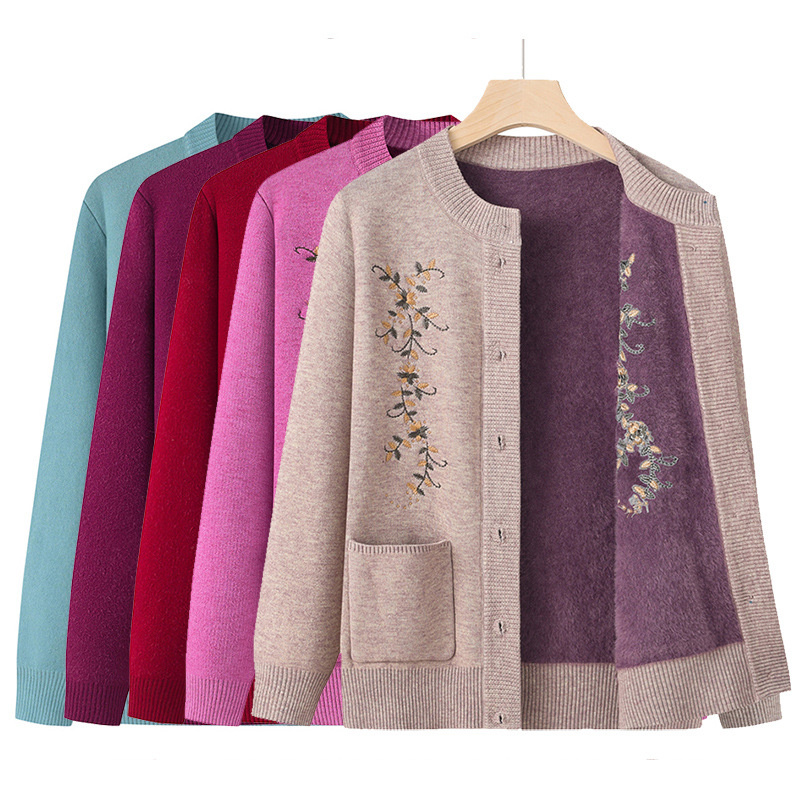 Manteau Cardigan tricoté pour  - Embroidery Thread Yarn avis et prix