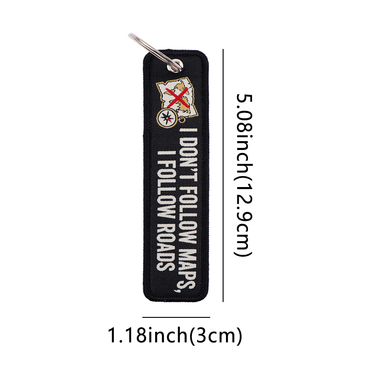 Porte-clés brodé avec citation - Embroidery Quote avis et prix