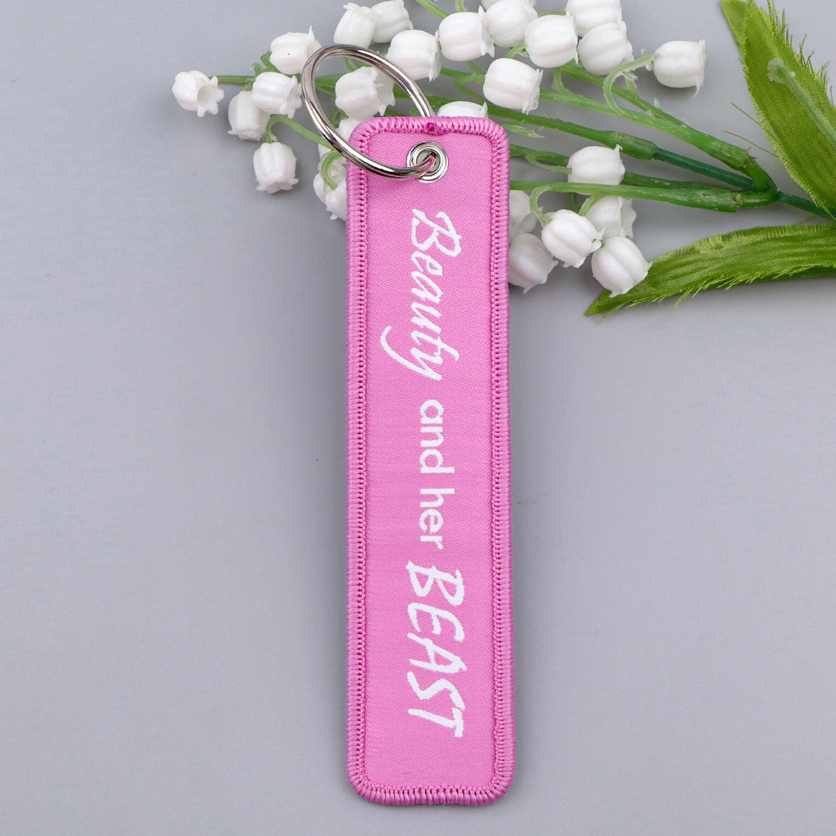 Porte-clés brodé avec citation - Embroidery Quote avis et prix