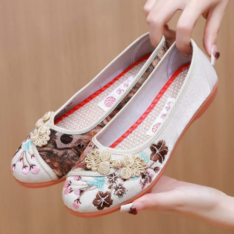 Chaussures en toile de style c - Embroidery Style avis et prix
