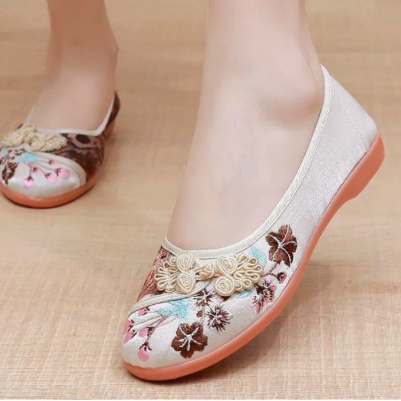 Chaussures en toile de style c - Embroidery Style avis et prix