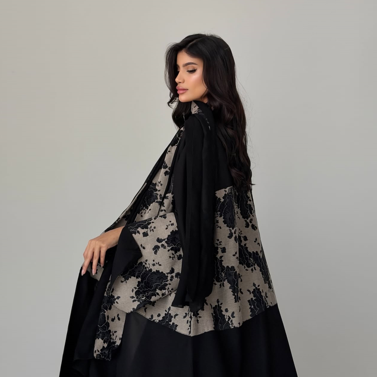 Ensemble 2 pièces Abaya Hijab  - Embroidery Hijab avis et prix
