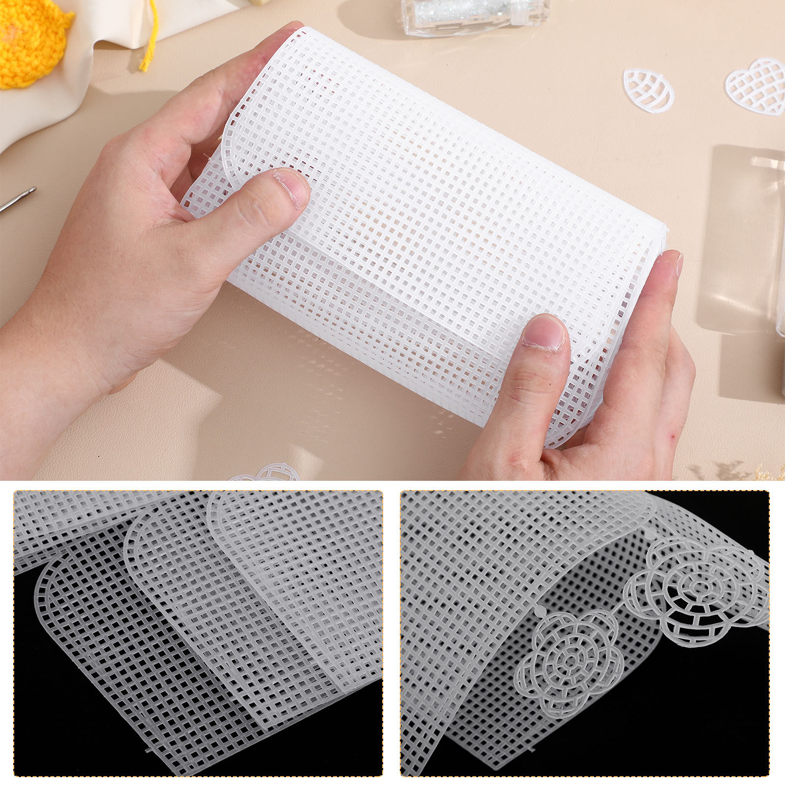 Lot de 6 feuilles de toile en  - Embroidery Sheet avis et prix