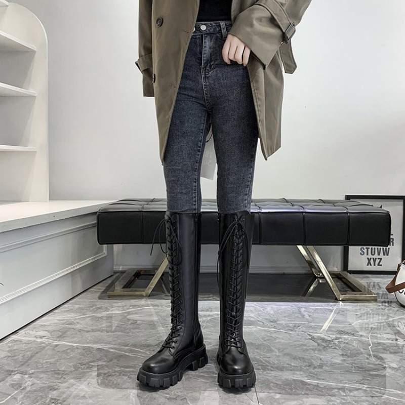 Bottes hautes pour femmes à la - Embroidery White avis et prix